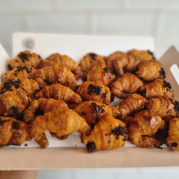 Bandeja de croissants mini